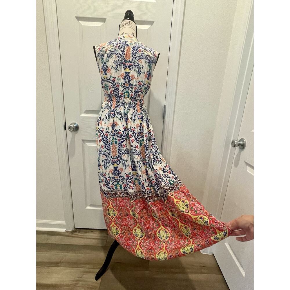 ROBERTA ROLLER RABBIT MAXI DRESS ROSETONE DAKOTA SZ XS QUIET LUXURY COTTAGECORE - Picture 9 of 16